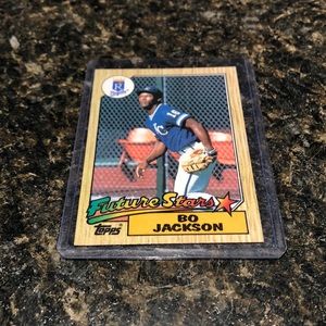 Bo jackson future stars rookie card